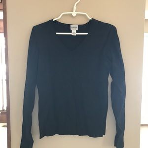 V-neck black sweater size 0 from Chico’s